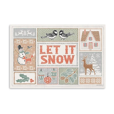 Lumaprints Frosty Forest Vii White Canvas Art