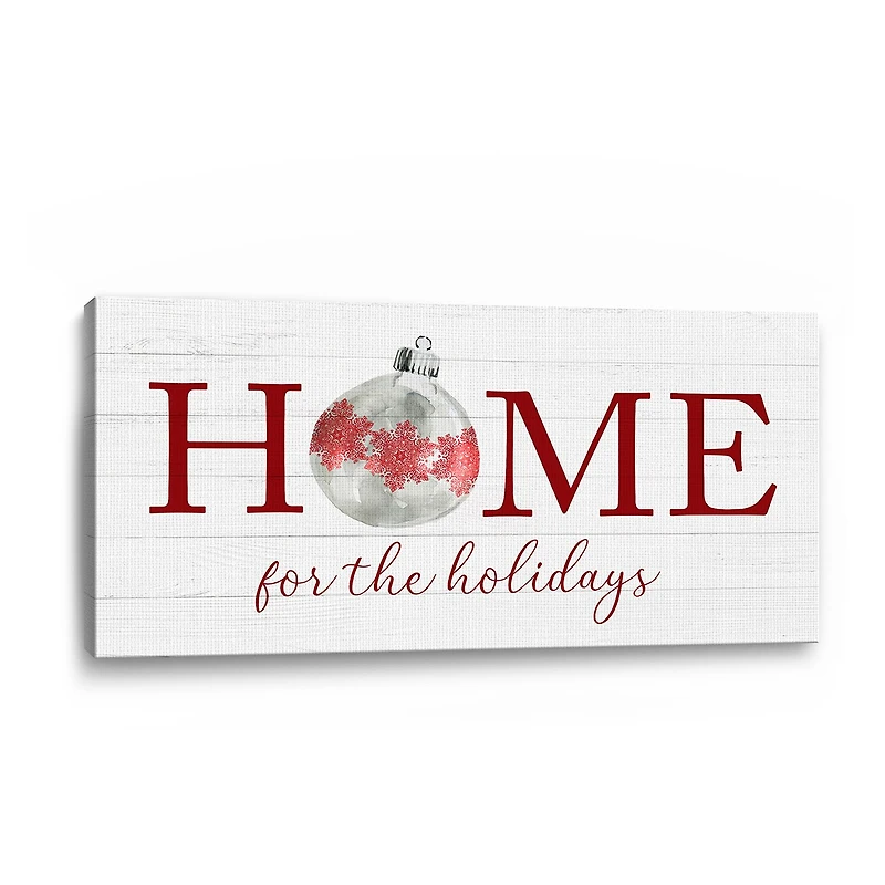 Lumaprints Home For The Holidays Canvas Art