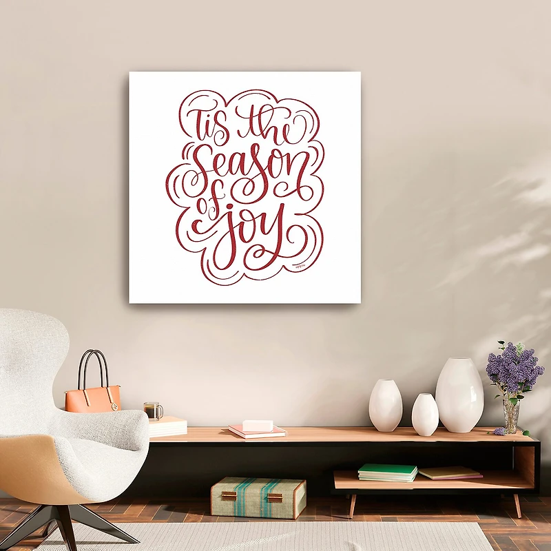 Lumaprints Tis The Season Of Joy Canvas Art