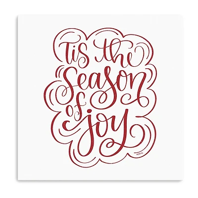 Lumaprints Tis The Season Of Joy Canvas Art