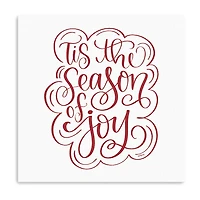 Lumaprints Tis The Season Of Joy Canvas Art