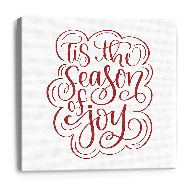 Lumaprints Tis The Season Of Joy Canvas Art