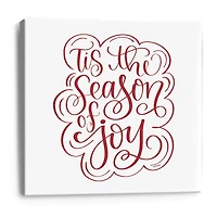 Lumaprints Tis The Season Of Joy Canvas Art
