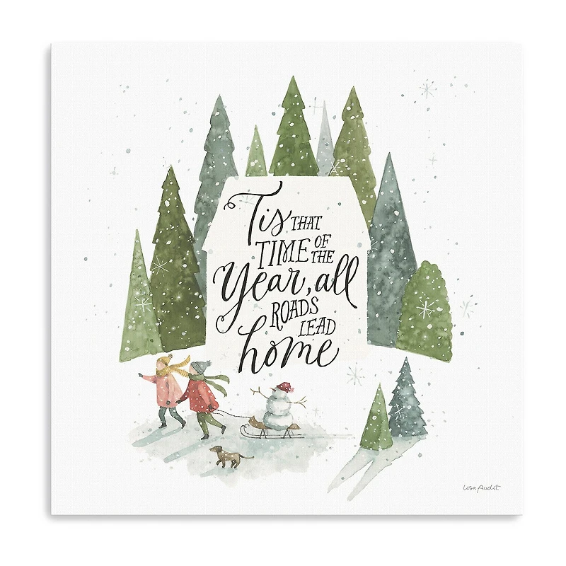 Lumaprints Magical Winterland X Canvas Art