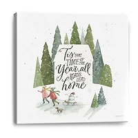Lumaprints Magical Winterland X Canvas Art