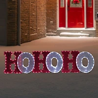 Northlight 76.75in Led Lighted Ftho Ho Hoft Christmas Yard Art