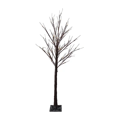 Northlight 6ft Lighted Birch Twig Tree Warm White Led Lights Christmas Yard Art