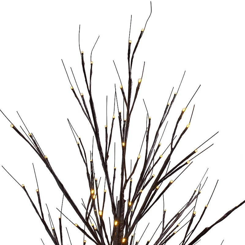 Northlight 6ft Lighted Birch Twig Tree Warm White Led Lights Christmas Yard Art