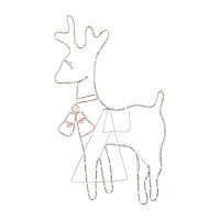 Northlight 36in Lighted Standing Reindeer Silhouette Decor Christmas Yard Art