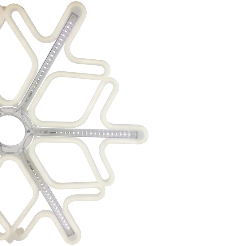 Northlight 16in Cascading Lighted Snowflake Christmas Yard Art