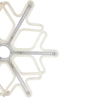 Northlight 16in Cascading Lighted Snowflake Christmas Yard Art