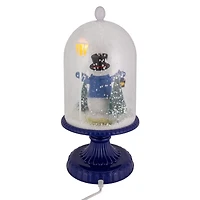 Northlight 13.5in Led Snowing Musical Snowman Under Cloche Christmas Decoration Snowman Christmas Snow Globe