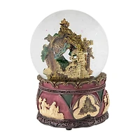 Northlight 5.75in Holy Family Nativity Scene Christmas Santa Christmas Snow Globe