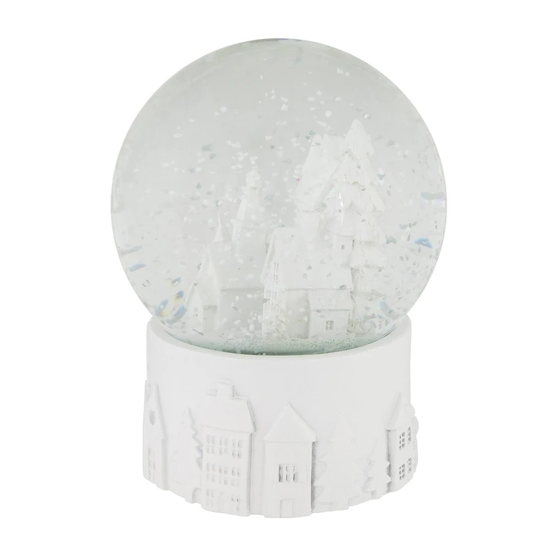 Northlight 5.5in Snowy Christmas Church Musical Water Christmas Snow Globe