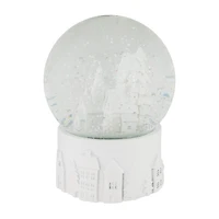 Northlight 5.5in Snowy Christmas Church Musical Water Christmas Snow Globe