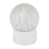 Northlight 5.5in Snowy Christmas Church Musical Water Christmas Snow Globe