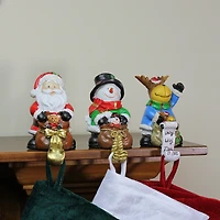 Northlight Santa  Snowman And Reindeer 5.25in 2-pc. Christmas Stocking Holder