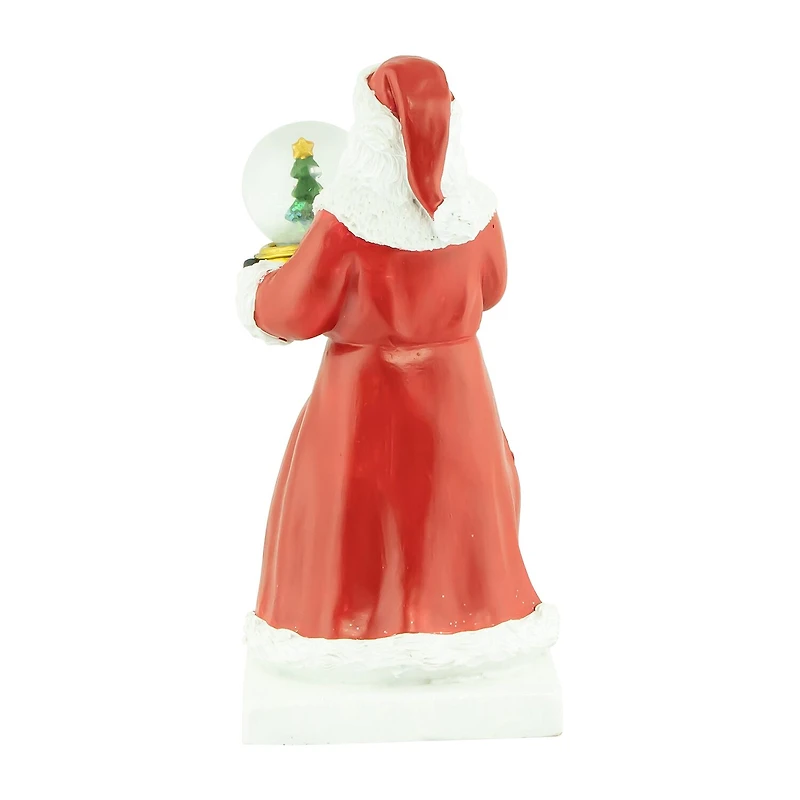 Northlight 8.75in Old-World Santa With Water Globe Christmas Stocking Holder