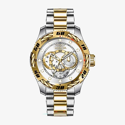 Invicta Mens Two Tone Stainless Steel Bracelet Watch