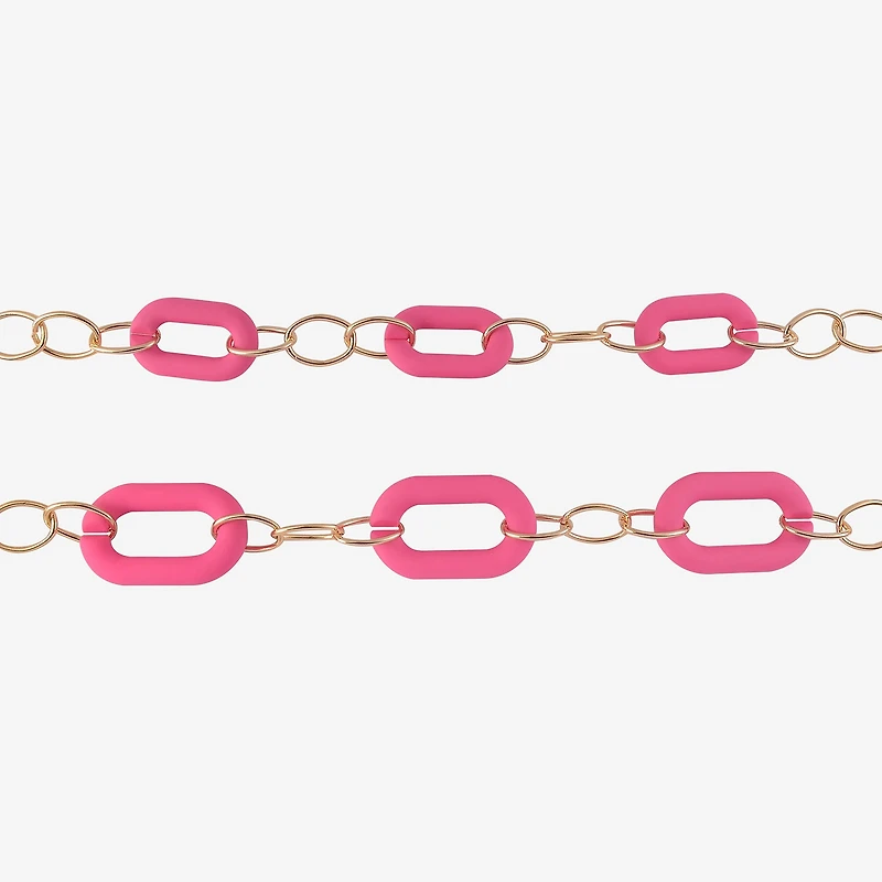 Mixit Womens 19 Inch Link Necklace