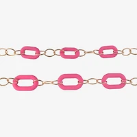 Mixit Womens 19 Inch Link Necklace