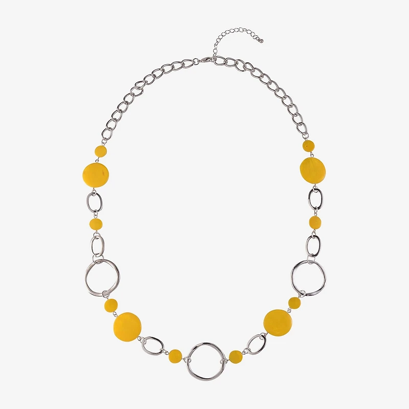 Mixit Womens 32 Inch Link Necklace
