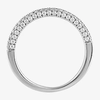 Love Lives Forever (G / I1) Womens 3/ CT. T.W. Lab Grown White Diamond 10K Gold Wedding Band