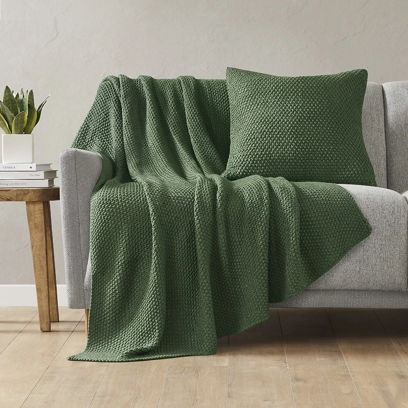 INK + IVY Bree Knit Square Pillow Cover