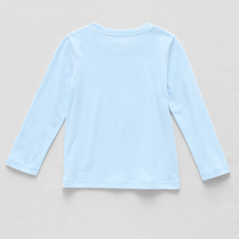 Okie Dokie Toddler & Little Boys Crew Neck Long Sleeve Regular Fit Graphic T-Shirt