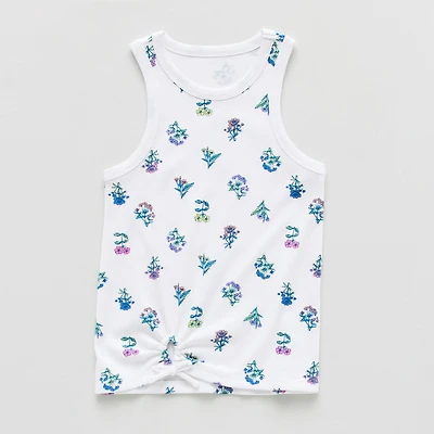 Thereabouts Little & Big Kid Girls Scoop Neck Sleeveless Tank Top