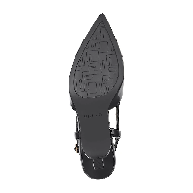 Unisa Zooma-J Womens Pointed Closed Toe Sculptural Heel Pumps