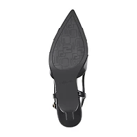 Unisa Zooma-J Womens Pointed Closed Toe Sculptural Heel Pumps