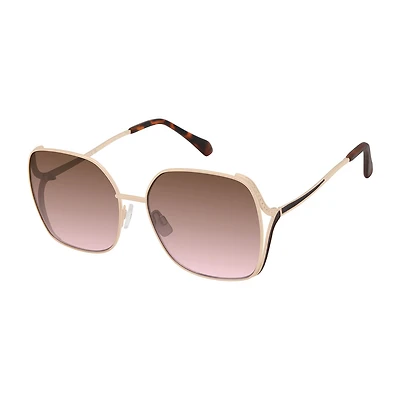 JS Jessica Simpson Womens UV Protection Square Sunglasses