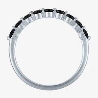 Womens 2.5MM 1/2 CT. T.W. Natural Black Diamond 10K Gold Band