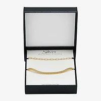 Silver Addiction Womens 14K Gold Over Silver 2-pc. Jewelry Set
