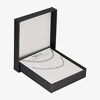 Womens Sterling Silver 2-pc. Necklace Set