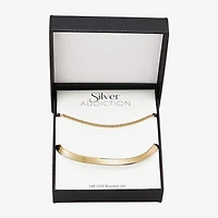 Silver Addiction Womens 2-pc. 14K Gold Over Silver Bracelet Set