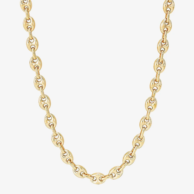 Limited Quantities! Womens 18K Gold Over Silver 21 Inch Mariner Chain Necklace