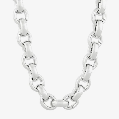 Limited Quantities! Womens Sterling Silver Inch Rolo Chain Necklace
