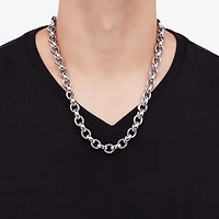 Limited Quantities! Womens Sterling Silver Inch Rolo Chain Necklace