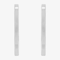 Limited Quantities! Womens Sterling Silver 33mm Hoop Earrings