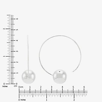 Limited Quantities! Womens Sterling Silver 48mm Hoop Earrings