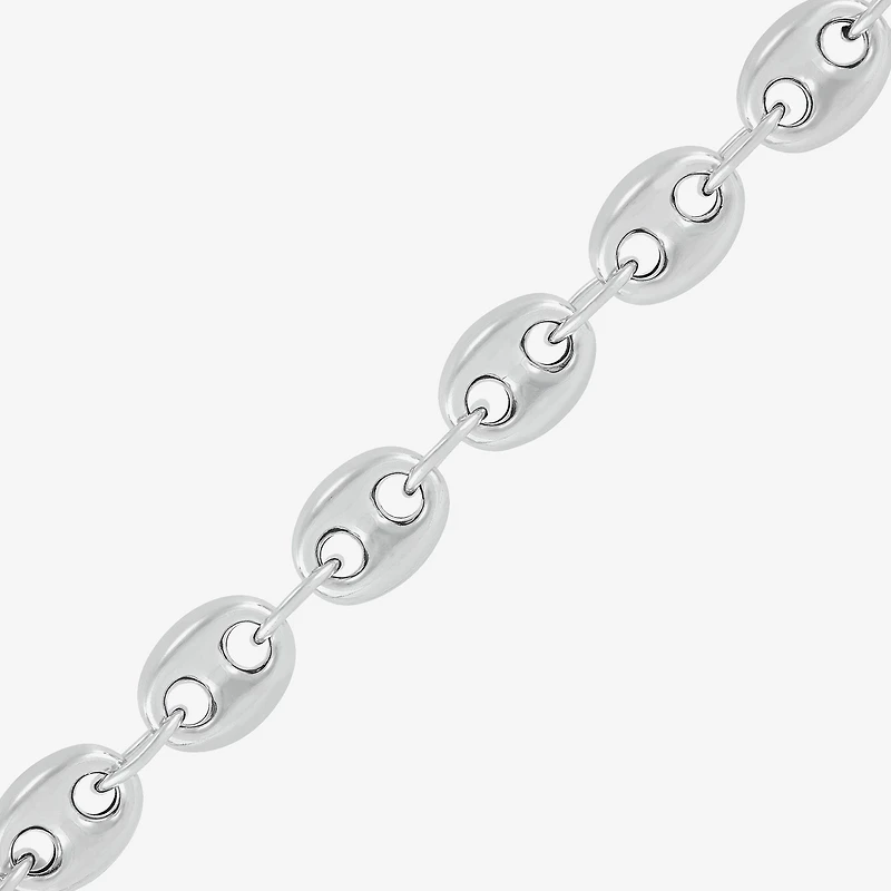 Limited Quantities! Womens Sterling Silver 7.5 Inch Hollow Mariner Chain Bracelet