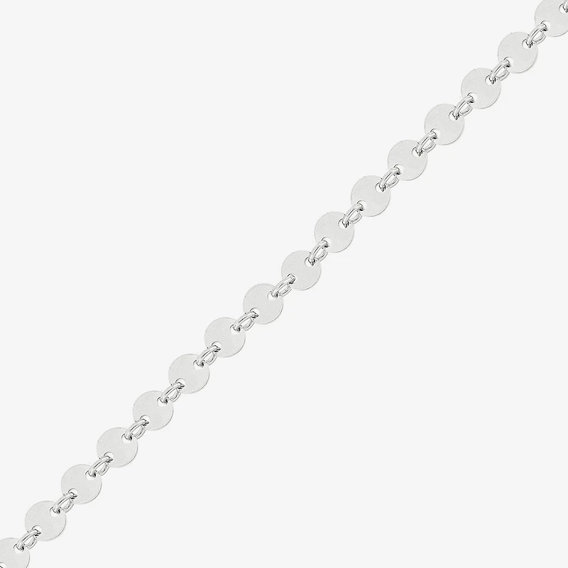 Limited Quantities! Womens Sterling Silver Hollow 7.5 Inch Link Bracelet