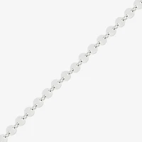 Limited Quantities! Womens Sterling Silver Hollow 7.5 Inch Link Bracelet
