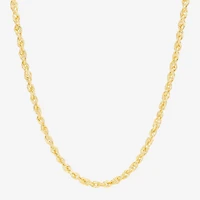 Limited Quantities! Womens 10K Gold Inch Rope Chain Necklace
