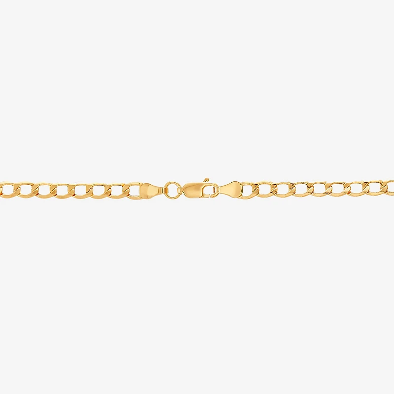 Limited Quantities! Womens 10K Gold 24 Inch Curb Chain Necklace
