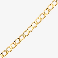 Limited Quantities! Womens 10K Gold 24 Inch Curb Chain Necklace