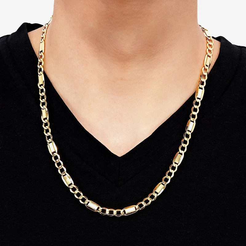 Limited Quantities! Womens 10K Gold 22 Inch Mariner Chain Necklace
