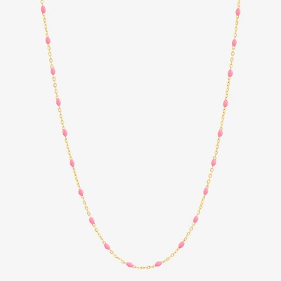 Limited Quantities! Womens 14K Gold 18 Inch Pendant Necklace